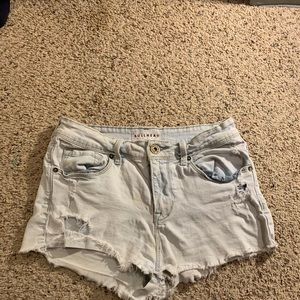 Distressed Jean Shorts.
